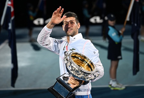Djokovic lần thứ 10 vô địch Giải Úc mở rộng - Ảnh 1. Djokovic lần thứ 10 vô địch Giải Úc mở rộng - Ảnh 1.
