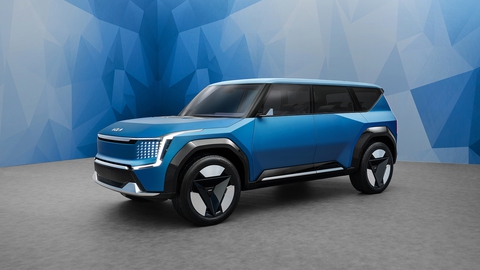 Kia EV9 sắp ra mắt cùng công nghệ giúp tài xế không cần cầm vô lăng - Ảnh 1. Kia EV9 sắp ra mắt cùng công nghệ giúp tài xế không cần cầm vô lăng - Ảnh 1.