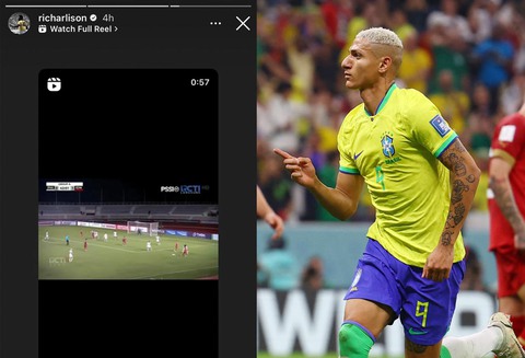 Sao tuyển Brazil Richarlison chia sẻ bàn thắng của Indonesia tại AFF Cup - Ảnh 1. Sao tuyển Brazil Richarlison chia sẻ bàn thắng của Indonesia tại AFF Cup - Ảnh 1.