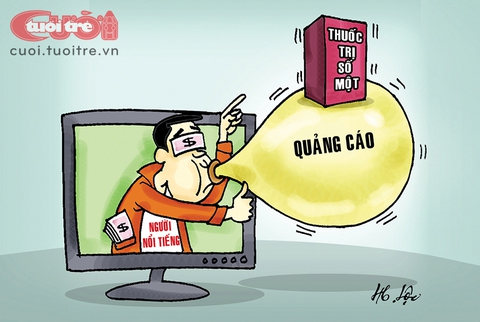 Khi nghệ sĩ quảng cáo thần dược giả - Ảnh 1. Khi nghệ sĩ quảng cáo thần dược giả - Ảnh 1.