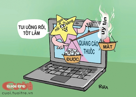 Khi nghệ sĩ quảng cáo thần dược giả - Ảnh 2. Khi nghệ sĩ quảng cáo thần dược giả - Ảnh 2.