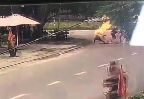 Vụ tưới xăng đánh ghen ở Quảng Nam: Ba người nhập viện, nạn nhân bị nặng - Ảnh 1. Vụ tưới xăng đánh ghen ở Quảng Nam: Ba người nhập viện, nạn nhân bị nặng - Ảnh 1.