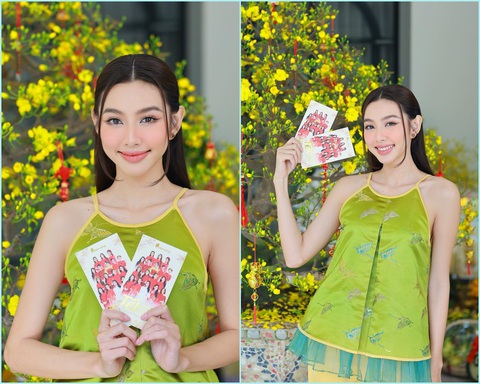 Hoa hậu Thùy Tiên ghi điểm với style cực cháy ngày đầu năm - Ảnh 2. Hoa hậu Thùy Tiên ghi điểm với style cực cháy ngày đầu năm - Ảnh 2.