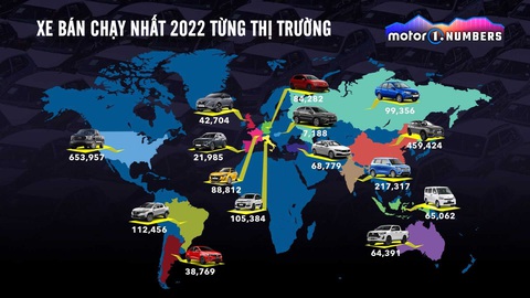 Xe bán chạy nhất 2022 trên toàn thế giới: Nhiều xe đắp chiếu ở Việt Nam - Ảnh 1. Xe bán chạy nhất 2022 trên toàn thế giới: Nhiều xe đắp chiếu ở Việt Nam - Ảnh 1.