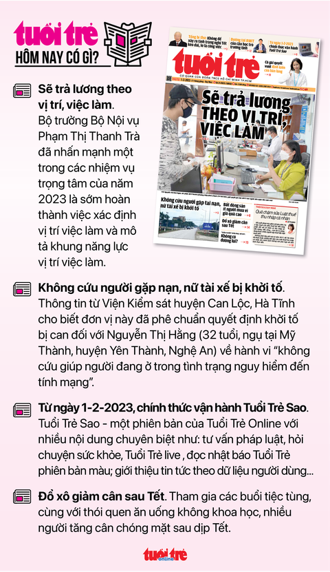 Tin tức sáng 1-2: Đề nghị bổ sung sĩ quan công an cấp tướng; 7 ngày Tết 1,9 triệu khách đi máy bay - Ảnh 3. Tin tức sáng 1-2: Đề nghị bổ sung sĩ quan công an cấp tướng; 7 ngày Tết 1,9 triệu khách đi máy bay - Ảnh 3.