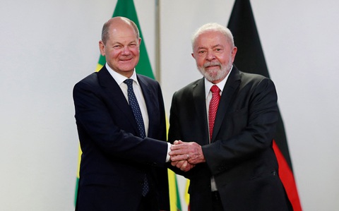 Thủ tướng Đức đến Nam Mỹ tìm vũ khí cho Ukraine nhưng thất bại - Ảnh 1. Thủ tướng Đức đến Nam Mỹ tìm vũ khí cho Ukraine nhưng thất bại - Ảnh 1.