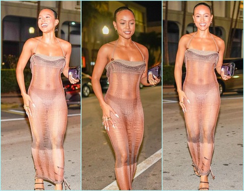 Mỹ nhân gốc Việt Karrueche Tran mặc váy ‘cái bang’ xuyên thấu đi… ăn tối - Ảnh 2. Mỹ nhân gốc Việt Karrueche Tran mặc váy ‘cái bang’ xuyên thấu đi… ăn tối - Ảnh 2.