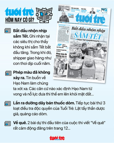 Tin tức sáng 5-1: Giá thịt heo bán lẻ giảm sốc cận Tết; TP.HCM nâng mức chuẩn nghèo - Ảnh 6. Tin tức sáng 5-1: Giá thịt heo bán lẻ giảm sốc cận Tết; TP.HCM nâng mức chuẩn nghèo - Ảnh 6.