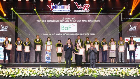 Công ty BaF liên tiếp được vinh danh nhiều giải thưởng cuối năm 2022 - Ảnh 2. Công ty BaF liên tiếp được vinh danh nhiều giải thưởng cuối năm 2022 - Ảnh 2.