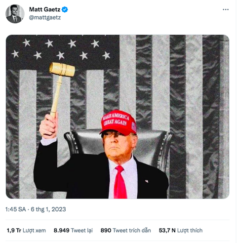 Ông Trump được đề cử làm chủ tịch Hạ viện Mỹ - Ảnh 2. Ông Trump được đề cử làm chủ tịch Hạ viện Mỹ - Ảnh 2.
