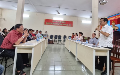 TP.HCM: Vận động các hộ dân ở chung cư cũ 440 Trần Hưng Đạo đón Tết ở nơi mới - Ảnh 3. TP.HCM: Vận động các hộ dân ở chung cư cũ 440 Trần Hưng Đạo đón Tết ở nơi mới - Ảnh 3.