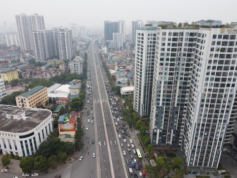 Ngắm đường vành đai 2 trước ngày thông xe - Ảnh 10. Ngắm đường vành đai 2 trước ngày thông xe - Ảnh 10.