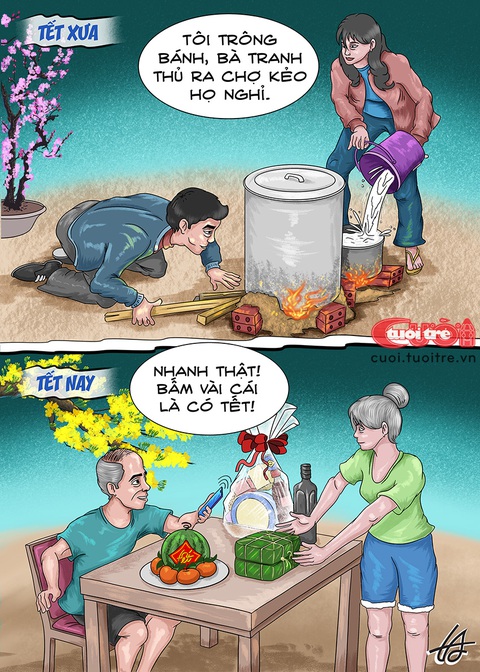 Tết xưa vất vả mà vui - Ảnh 1. Tết xưa vất vả mà vui - Ảnh 1.