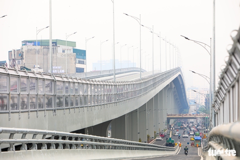 Ngắm đường vành đai 2 trước ngày thông xe - Ảnh 5. Ngắm đường vành đai 2 trước ngày thông xe - Ảnh 5.