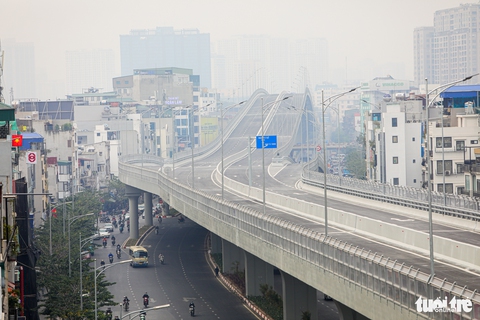 Ngắm đường vành đai 2 trước ngày thông xe - Ảnh 8. Ngắm đường vành đai 2 trước ngày thông xe - Ảnh 8.