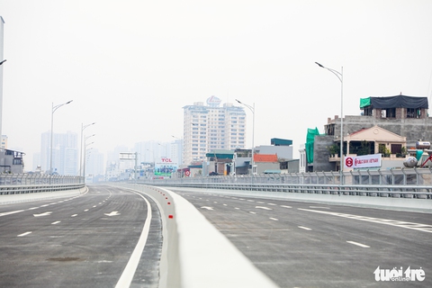 Ngắm đường vành đai 2 trước ngày thông xe - Ảnh 2. Ngắm đường vành đai 2 trước ngày thông xe - Ảnh 2.