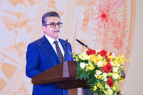 Thủ tướng Phạm Minh Chính và Phu nhân chủ trì tiệc chiêu đãi các nhà ngoại giao - Ảnh 5. Thủ tướng Phạm Minh Chính và Phu nhân chủ trì tiệc chiêu đãi các nhà ngoại giao - Ảnh 5.