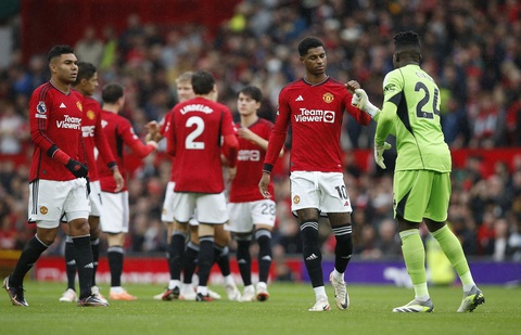 Marcus Rashford và Casemiro được chấm điểm thấp nhất trận Man Utd thua 0-1 trước Crystal Palace - Ảnh: REUTERS Marcus Rashford và Casemiro được chấm điểm thấp nhất trận Man Utd thua 0-1 trước Crystal Palace - Ảnh: REUTERS