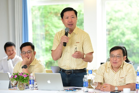 Chương trình tư vấn tuyển sinh - hướng nghiệp 2024: Dự kiến tổ chức 25 chương trình, ngày hội - Ảnh 1. PGS.TS Nguyễn Ngọc Khôi - trưởng phòng đào tạo Trường đại học Y Dược TP.HCM góp ý kế hoạch chương trình tư vấn tuyển sinh - hướng nghiệp 2024 tại hội nghị sáng 1-10 - ẢnH: DUYÊN PHAN