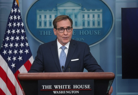 Người phát ngôn Hội đồng An ninh Quốc gia Nhà Trắng John Kirby - Ảnh: REUTERS Người phát ngôn Hội đồng An ninh quốc gia Nhà Trắng John Kirby - Ảnh: REUTERS