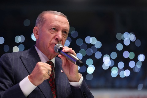 Tổng thống Thổ Nhĩ Kỳ Tayyip Erdogan - Ảnh: REUTERS Tổng thống Thổ Nhĩ Kỳ Tayyip Erdogan - Ảnh: REUTERS