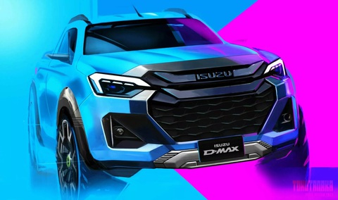 Lãnh đạo Isuzu xác nhận D-Max thuần điện, ra mắt vào 2025 - Ảnh 1. Isuzu D-Max thuần điện dự kiến bám sát thiết kế bản thường vừa được facelift vào ngày 6-10 - Ảnh: Isuzu