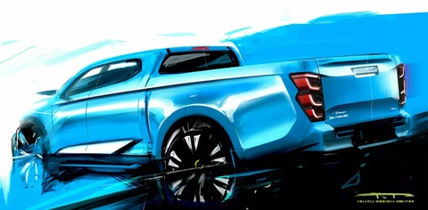 Lãnh đạo Isuzu xác nhận D-Max thuần điện, ra mắt vào 2025 - Ảnh 2. Tên gọi bản thuần điện của D-Max có thể sử dụng tên E-Max để dễ phân biệt với nguyên bản chạy máy dầu - Ảnh: Isuzu
