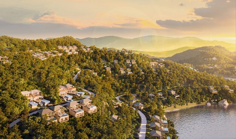 Tọa lạc tại Hoà Bình, dự án The Forest Villas có tổng diện tích gần 200hc với gần 2000 biệt thự nghỉ dưỡng.