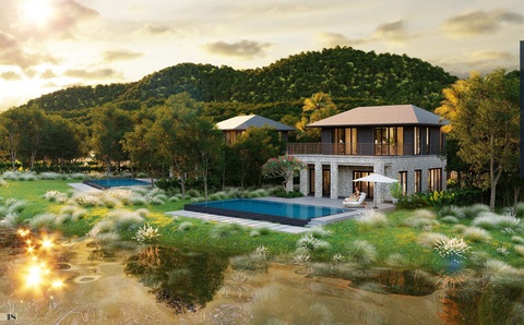 The Forest Villas được lấy cảm hứng kiến trúc biệt thự kiểu Nhật hiện đại.