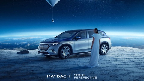Maybach triển khai dịch vụ đưa người dùng lên 'không gian' ngắm cảnh, giá bằng một chiếc S-Class - Ảnh 1. Khinh khí cầu trong ảnh sẽ là phương tiện đưa khách hàng Maybach lên tầng bình lưu ngắm cảnh - Ảnh: Mercedes-Maybach