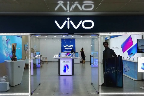 Một cửa hàng Vivo ở Ấn Độ - Ảnh: GETTY IMAGES Một cửa hàng Vivo ở Ấn Độ - Ảnh: GETTY IMAGES