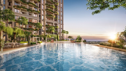 Khám phá hồ bơi vô cực điện phân muối đầu tiên tại thành phố Vinh - Ảnh 2. Hồ bơi vô cực như "chiếc điều hòa khổng lồ" giải nhiệt cho cư dân