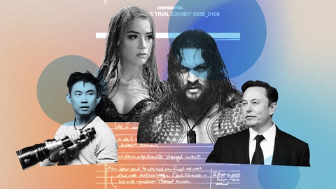 James Wan, Amber Heard, Jason Momoa và Elon Musk - những nhân vật liên quan đến bài báo của Variety - Ảnh: Variety James Wan, Amber Heard, Jason Momoa và Elon Musk - những nhân vật liên quan đến bài báo của Variety - Ảnh: Variety