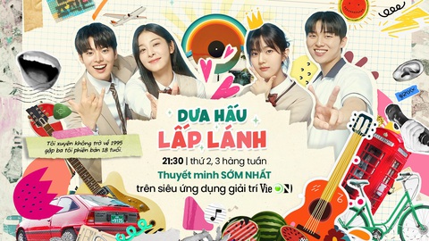 3 phim Hàn lên sóng VieON tháng 10: Cha Eun Woo cạnh tranh đàn anh Nam Goong Min - Ảnh 5. Dưa hấu lấp lánh hiện phát sóng lúc 21h30 thứ hai, thứ ba hằng tuần.