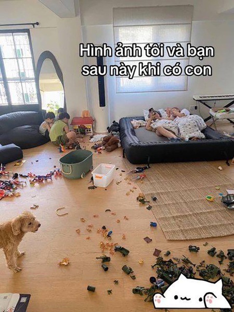 Ảnh vui 12-10: Đứa cháu lớp 1 'sáng tạo' cách rút gọn tiếng Việt - Ảnh 2. Trước sau gì chẳng phải dọn.