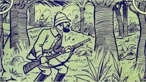 Thử tài tinh mắt: Con voi đang nằm ở vị trí nào trong tranh? - Ảnh 1. Thử tài tinh mắt: Con voi đang nằm ở vị trí nào trong tranh? - Ảnh 1.