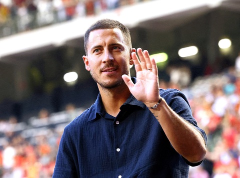 Tiếc cho Eden Hazard! - Ảnh 2. Tiền vệ Eden Hazard treo giày ở tuổi 32 - Ảnh: Reuters