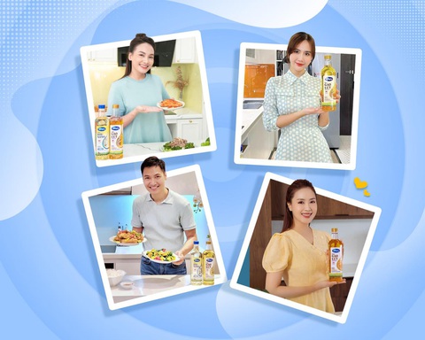 Các sao Việt chia sẻ cách đầu tư cho sức khoẻ trái tim - Ảnh 2. Nhiều người nổi tiếng chọn ưu tiên đầu tư cho sức khỏe trái tim bằng cách lựa chọn dầu ăn Simply