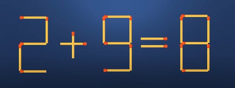 Thử tài IQ: Di chuyển một que diêm để 1+6=4 thành phép tính đúng - Ảnh 4.