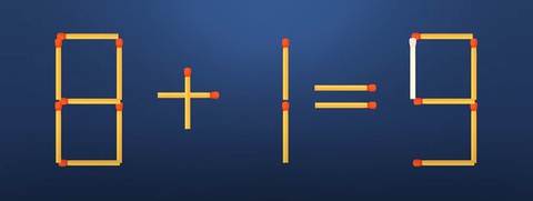 Thử tài IQ: Di chuyển một que diêm để 0-9=9 thành phép tính đúng - Ảnh 1.