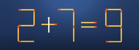 Thử tài IQ: Di chuyển một que diêm để 0-4+2=8 thành phép tính đúng - Ảnh 1.
