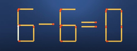 Thử tài IQ: Di chuyển một que diêm để 1+6=4 thành phép tính đúng - Ảnh 1.