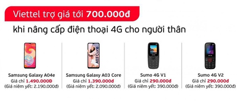 Ngoài việc ưu đãi cho khách hàng cước data, các nhà mạng cũng đã chuẩn bị các dòng điện thoại 4G giá rẻ chỉ dùng cho dịch vụ thoại và nhắn tin, phục vụ cho một lớp khách hàng có nhu cầu này Ngoài việc ưu đãi cho khách hàng cước data, các nhà mạng cũng đã chuẩn bị các dòng điện thoại 4G giá rẻ chỉ dùng cho dịch vụ thoại và nhắn tin, phục vụ cho một lớp khách hàng có nhu cầu này