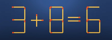 Thử tài IQ: Di chuyển một que diêm để 3+4=1 thành phép tính đúng - Ảnh 7.