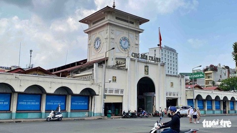 Rà soát hạng mục xuống cấp, quận 1 đề xuất cải tạo chợ Bến Thành - Ảnh 1. Khu di tích lịch sử văn hóa chợ Bến Thành - Ảnh: TỰ TRUNG