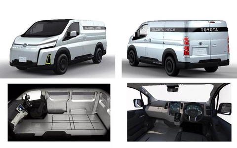 Toyota công bố thêm 3 xe tham dự Japan Mobility Show 2023 - Ảnh 2. Hiace sẽ được điện hóa để phù hợp với thị hiếu người dùng trong khoảng 1, 2 thập kỷ nữa và Global Hiace BEV Concept là bản nháp của một phiên bản như vậy - Ảnh: Toyota