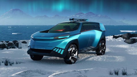 Nissan Hyper Adventure SUV: Ghế xoay, cầu thang tại cửa hậu để tối ưu off-road - Ảnh 1. Nissan Hyper Adventure SUV sở hữu thiết kế mạnh mẽ phù hợp tiêu chí ưu tiên off-road của mình - Ảnh: Nissan