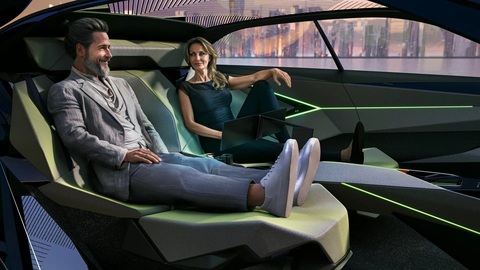 Nissan Hyper Urban SUV: Siêu SUV điện đô thị hầm hố gấp nhiều lần Ariya - Ảnh 3. Nội thất mẫu SUV concept đủ rộng cho người dùng duỗi chân - Ảnh: Nissan