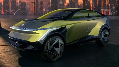 Nissan Hyper Urban SUV: Siêu SUV điện đô thị hầm hố gấp nhiều lần Ariya - Ảnh 1. Thiết kế ngoại thất Nissan Hyper Urban SUV gần như không có một đường cong nào - Ảnh: Nissan