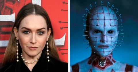 12 ngôi sao Hollywood hoàn toàn 'biến mất' vì vai diễn của mình - Ảnh 5. Jamie Clayton trở thành "quái vật" trong Hellraiser (2022).